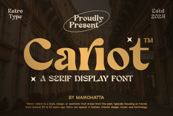 Cariot: The Serif Display Font That Gives Your Brand a Polished Look