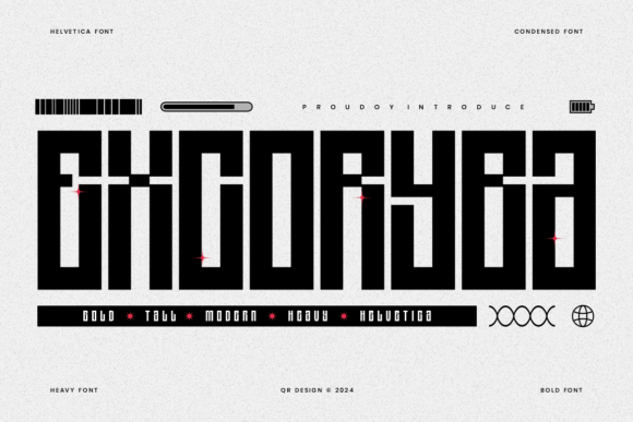 Excoryba: A Bold Sans Serif Display Font for Small Business Branding