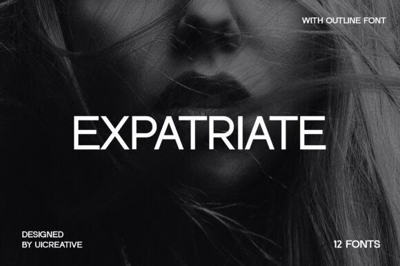 Expatriate Modern Sans Serif Font for Small Business Branding
