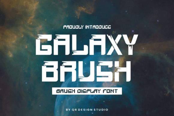 Galaxy Brush: A Decorative Display Font That Gives Small Business Branding a Handcrafted Edge