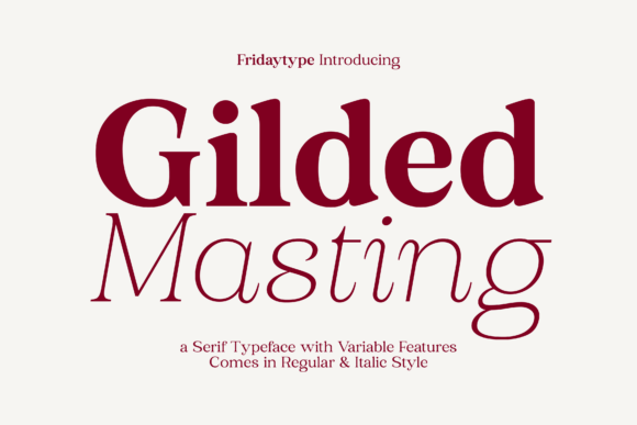 Gilded Masting: A Hands-On Review of a Refined Serif Typeface