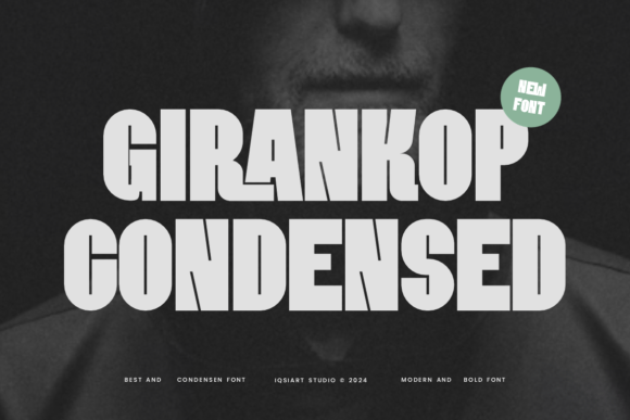 Girankop Condensed: A Bold Font for Handmade Product Labels