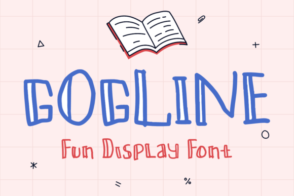 Gogline: A Whimsical Display Font for Crafters & Makers