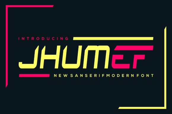Jhumef: A Bold Display Font for Campaigns That Stand Out