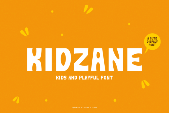 Kidzane: A Playful Sans Serif Font for Kid-Friendly Editorial Design