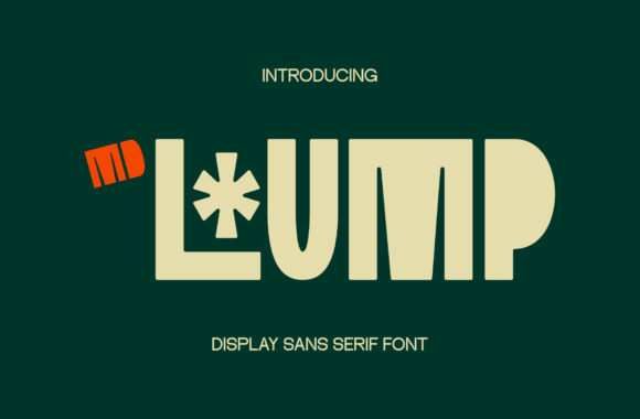 Lump: A Bold Sans Serif for Editorial Impact