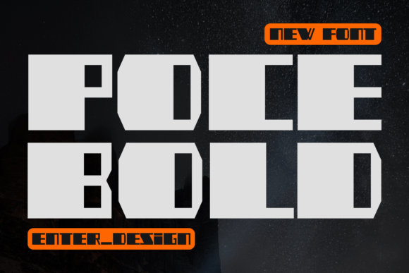 Poce Bold: A Bold Sans Serif Display Font for Campaign Design