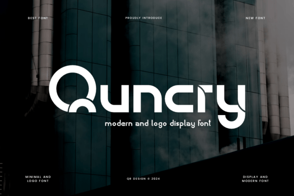 Quncry Font: A Bold Display Typeface for Modern Editorial Design