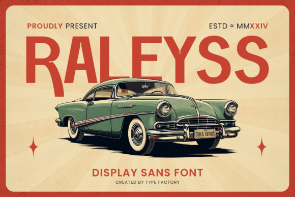 Raleyss: A Retro Display Sans Serif for Modern Web Design