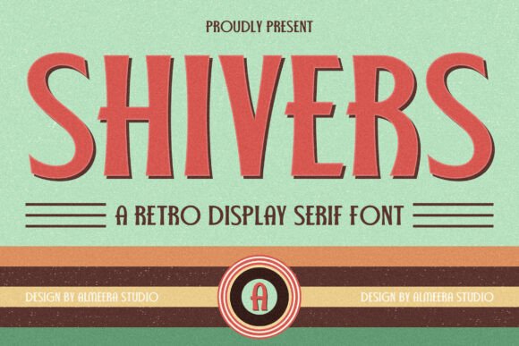 Shivers: A Retro Serif Font for Editorial Design and Publishing
