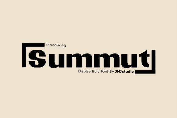 Summut Font Review: A Bold Display Typeface for Modern Web Design
