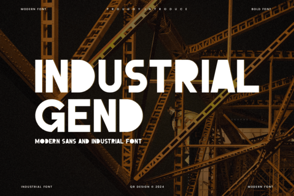 Why Industrial Gend Is the Bold Sans Serif Font Your Small Business Needs