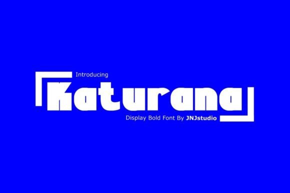 Why Katurana Is the Bold Display Font Your Web Project Needs
